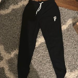 Black goat sweatpants women’s size small